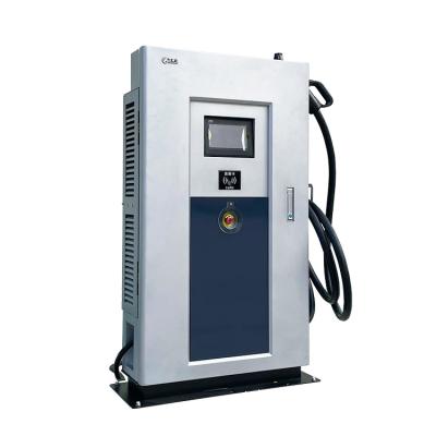 China EV Charger AC+DC 30KW 100A GB/T Single Gun Stack CCS Chademo Type2 Electric Vehicle Car Manufacturers Integrated Charging Reference 1254mm*690mm*243mm for sale