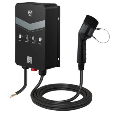 China Wall Mounted EV Home Charger AC European Standard Type - 2 7kw Wall Mounted EV Charger Charging Station Charging Stack (Plug and Play Version) for sale