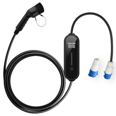 China Electric Car Charging Portable Installation EV Gun Free EU Standard Charging Type - 2 Electric Vehicle Battery 32A 7KW Car Charging Charger for sale