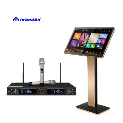 China Movie 21.5 2T CV-96 Home Party Karaoke System/ Game Music Machine With Microphone Home KTV InAndOn Karaoke Machine Karaoke Player for sale