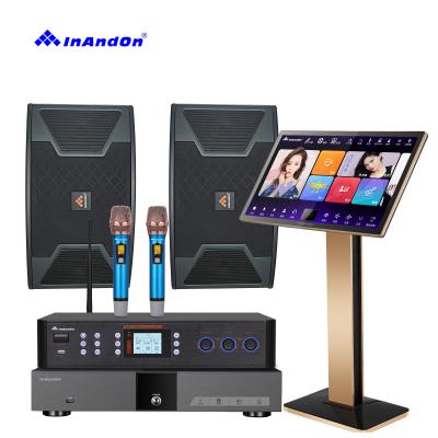 China 21.5 4T V5 MAX Full Set Music/Movie Karaoke System Machine Home KTV InAndOn Karaoke System Machine for sale