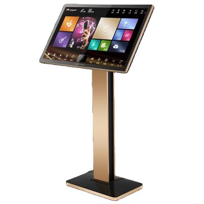 China Play Movie 2021 New High Quality Music Karaoke Player Machine / Home KTV System 21.5 Touch Screen 8T for sale