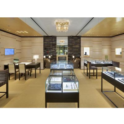 China Customized modern and fashion luxury store design watch store fitting high-end watch store interior decoration for sale