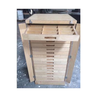 China Modern wooden natural style eyeglass shop display shelf optical lens optical lens storage cabinet for sale