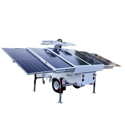 China Mobile Emergency Portable Powered Solar Led High Mast For Desert Diesel Light Tower 130 for sale