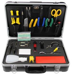 China Deluxe Fiber Optic Splicing Tool Kit KF - 6500 , Fiber Optic Installation Tools for sale