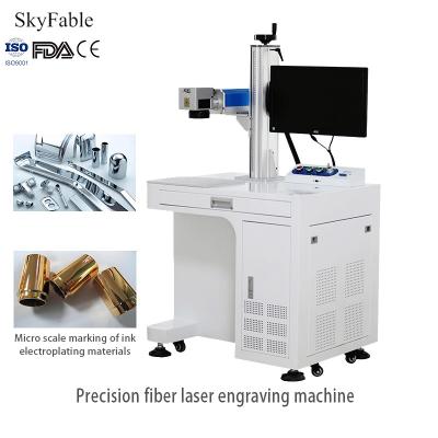 China Fibre laser markering apparatuur Geen verbruiksartikelen Universele glasvezel laser markering systeem Te koop