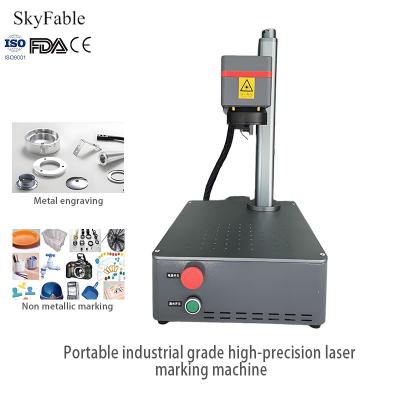 China Industrial High Precision Portable Laser Marking Machine Small Autofocus And Red Light Preview for sale