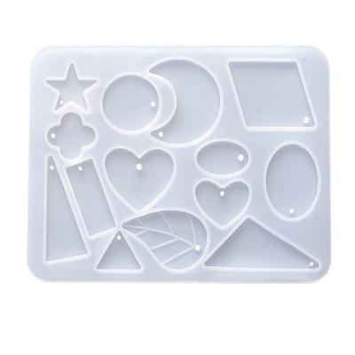 China Diy Sustainable Hot Selling Round Square Resin Silicone Beaded Mold For Jewelry Making Cake Tools for sale