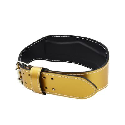 China Adjustable Professional Weight Lifting Leather Belt Weightlifting Men & Women Gym Workout Back Support Belt For Sale for sale