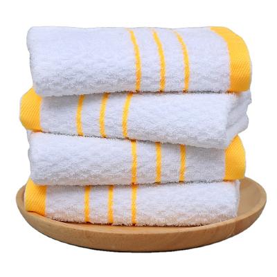 China Sustainable Wholesale Disposable Cotton Beach Bath Towel Hot Spring Hotel Towel for sale