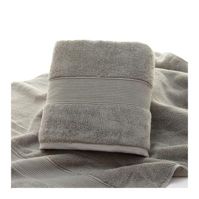 China Sustainable Luxury Home Hotel Exquisite Cotton 100% Cotton 5 Star Bath Towels With Custom Logo for sale