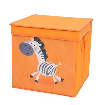 China Folding Printing Design Storage Boxes and Bins, Foldable Kids Toy Storage Box for sale