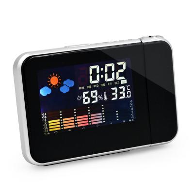 China The Hottest Calendars Digital Projection Weather Station Desktop Alarm Ceiling Wall Clock for sale