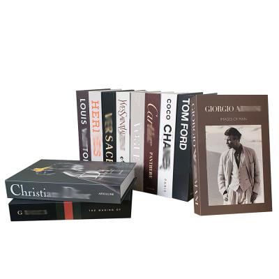 China Famous Brand Printed Designer Decor Faux Books Sugar Hot Sale High Quality Minimalist For Home Decoration for sale