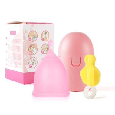 China Newest medical grade 100% silicone copa lady menstrual cups soft reusable menstrual cup D-1 for sale