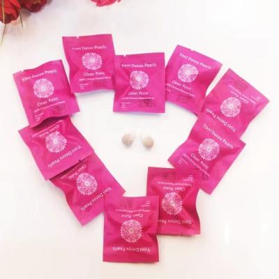 China 2022 Chinese Herbal Yoni Pearls Vaginal Clean Point Yoni Detox Pearls 100% Herbal For Women Healthy E-2 for sale