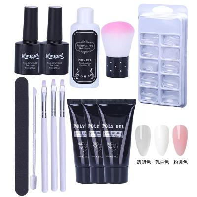 China Finger Nail+foot Nail Extensioning Gel Set 30ml Nail Oil Base Gel Sealing Nail Light Treatment Extensioning Gel for sale