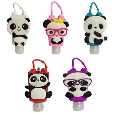 China Europe And America Bottles Portable Cute Bottle Key Chain Holder Lanyard 1000Styles 30ml 1oz Bottle Key Chain Holder Wristband Travel Size Empty Bottles Hand Holder sanitizer for sale