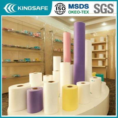 China Anti-bacteria best quality and best price spunlace nonwoven rolls for baby wipes for sale