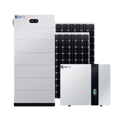 China Solar Battery 10kwh 15kwh 20kwh LFP Stackable Lithium Storage LiFePO4 High Voltage Solar Battery For Home Solar Power Battery for sale