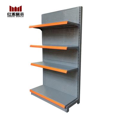 China Hong He Hot Popular Multi Case Single Sided Supermarket Shelf For Sale for sale