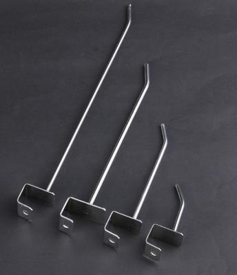 China Supermarket Goods Display Display Single Metal Hook Supermarket Used Wire Hooks for sale