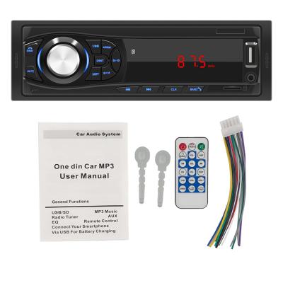 China Car Audio Built-in USB mp3 12PIN BT Car Radio 12V 1Din In-dash Stereo FM Audio Stereo MP3 Player For Seat Car for sale