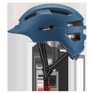 China Unisex Adjustable Bike Helmet PC+EPS Road Bike Urban Outdoor Cycling Custom Helmet With USB Rechargeable LED Light For Adult for sale