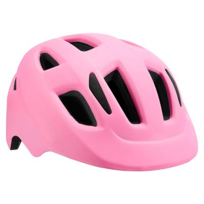 China Nice shape integrally molding custom kids bike helmet CE certified bicycle riding cycling helmet for kids city light bike helmet for sale