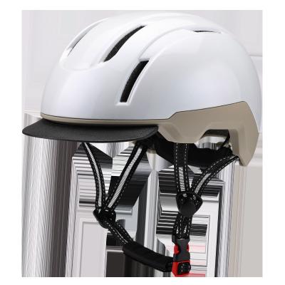 China Wholesale New Durable Sports Bike Helmets Mens Womens Adult Safety Bike Helmet With Sun Visor City Safety Cycling Adult Cycling Helmet for sale