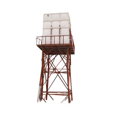 China Sight room steel tower design for water tank for sale