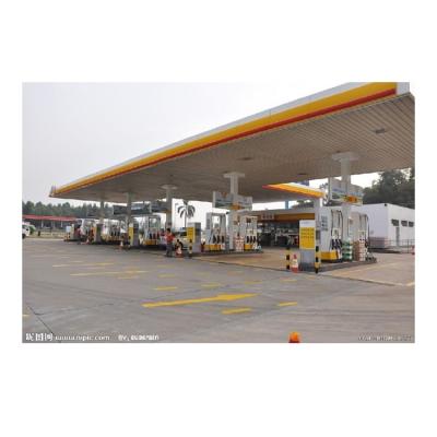 China Exterior Steel Canopy Fabricated In House Construction Stainless Steel Steel For Gas Station Te koop