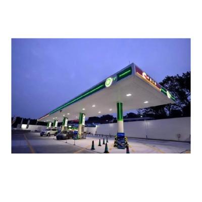 China Steel Fabricated House Oil Prices Sign Mini Gas Service Station for sale