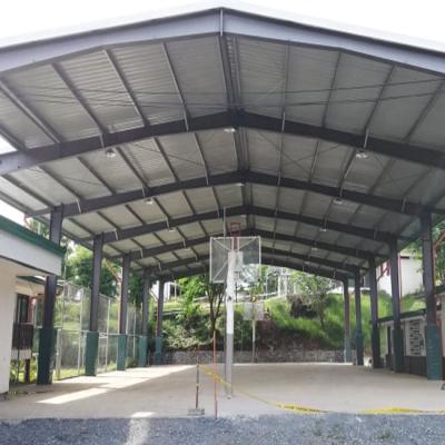 China Outdoor View Piece Steel Frame Portable Basketball Court On Sale Te koop