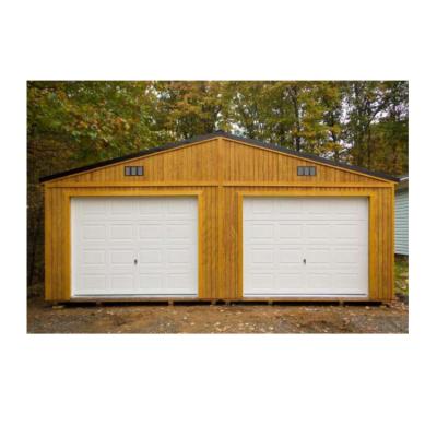 中国 Steel Fabricated Metal Two House Sandwich Panel Car Garage Home Prefab Prefabricado Prefab 販売のため