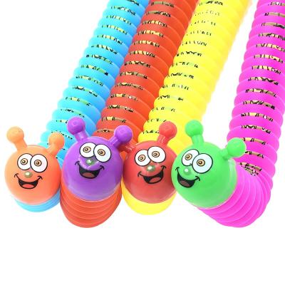 China 2022 Novelty TPR plastic fidgety person sensory tools pop up tubes slug pipe sensory toys for kids stretch for sale