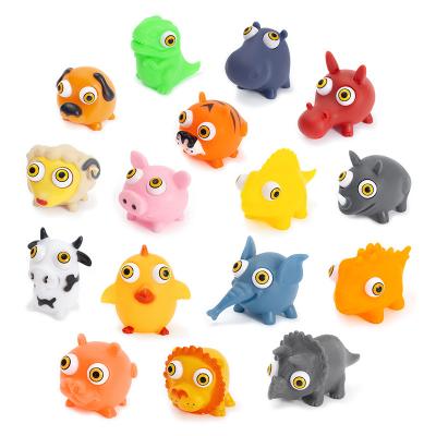 China Wholesale Plastic Jumping Toy Eye Pop Out Eye Dinosaur PVC Vinyl Toys Children Dino Squeeze Stress Toy For for sale