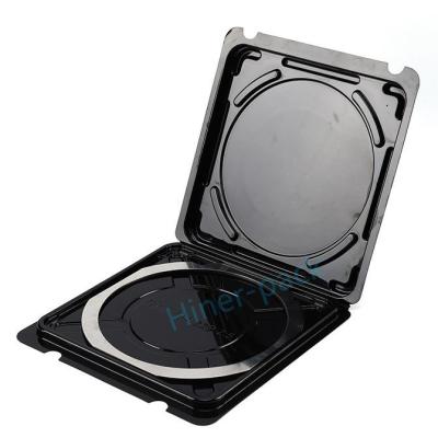 China Frame Clamshell Single Wafer Box 6 Inch Silicon Wafer Black And Transaparent  Low Outgassing for sale