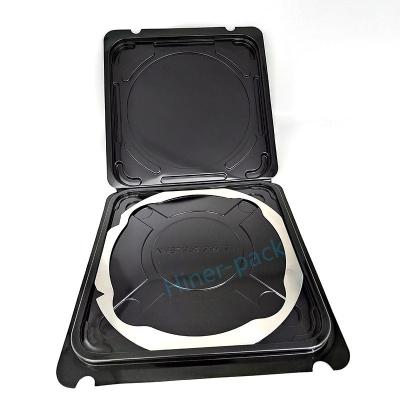 China Customized Transparent Silicon Wafer Box 8 Inch For Display Matched With Wafer Flex Frame for sale