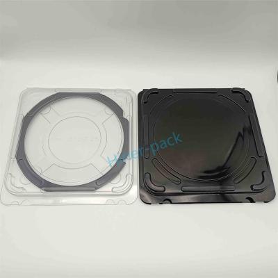 China SGS Compliant With Flex Frame Shipping Single Silicon Wafer Box for sale