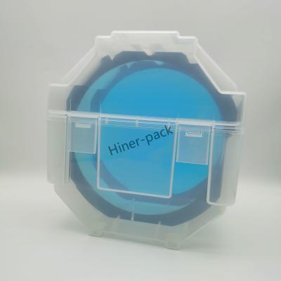 China Utilização em Wafer Fab 8 polegadas material semitransparente PP Wafer Cassette Carrier caixa de armazenamento à venda