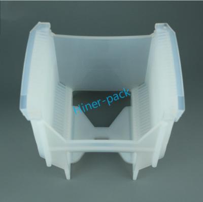 China Multi Vertical Transparent Wafer Cassette Box For Semiconductor Cleaning Corrosion Resistance for sale