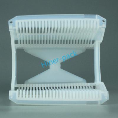 China Customized 150mm White Wafer Cassette Box Packing Material ESD Protection for sale