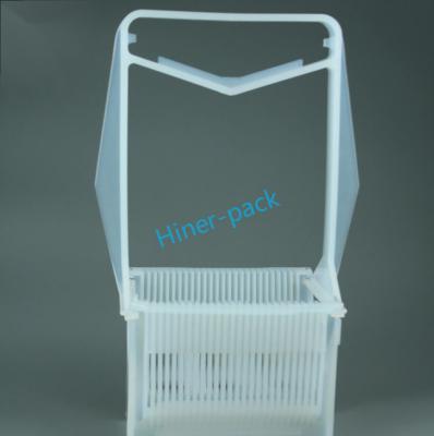 China Silicon Wafer Holder Cassette Box White FTA Material Humanized Design Low Outgassing for sale