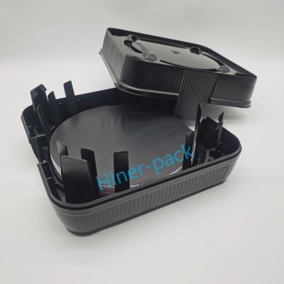 China Double Packing Horizontal Plastic Wafer Shipper 8 Inch Conductive PP Material Cassette for sale