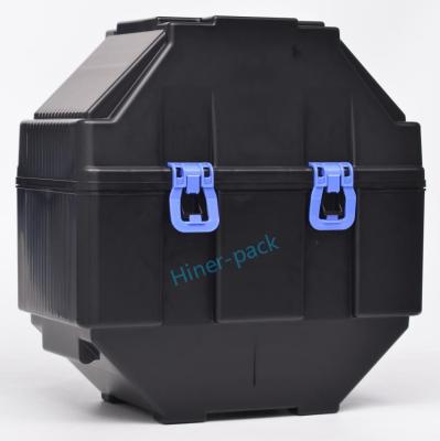 China Para fácil transporte e armazenamento 12 polegadas Black ESD Wafer Flex Frame Box à venda