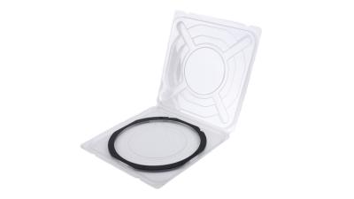 China Reusable PET Clamshell Silicon Wafer Boxes With Low Gas Release And Excellent Transparency for sale