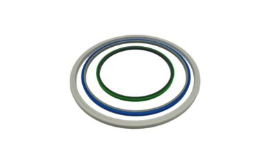 Cina Grey And Blue Wafer Hoop Ring Widely Used For Durable Fastening In Industrial Settings in vendita