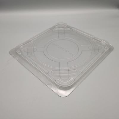 China Clamshell Style Wafer Cassette Carrier Plastic Frame Transparent Color With Visual Design for sale